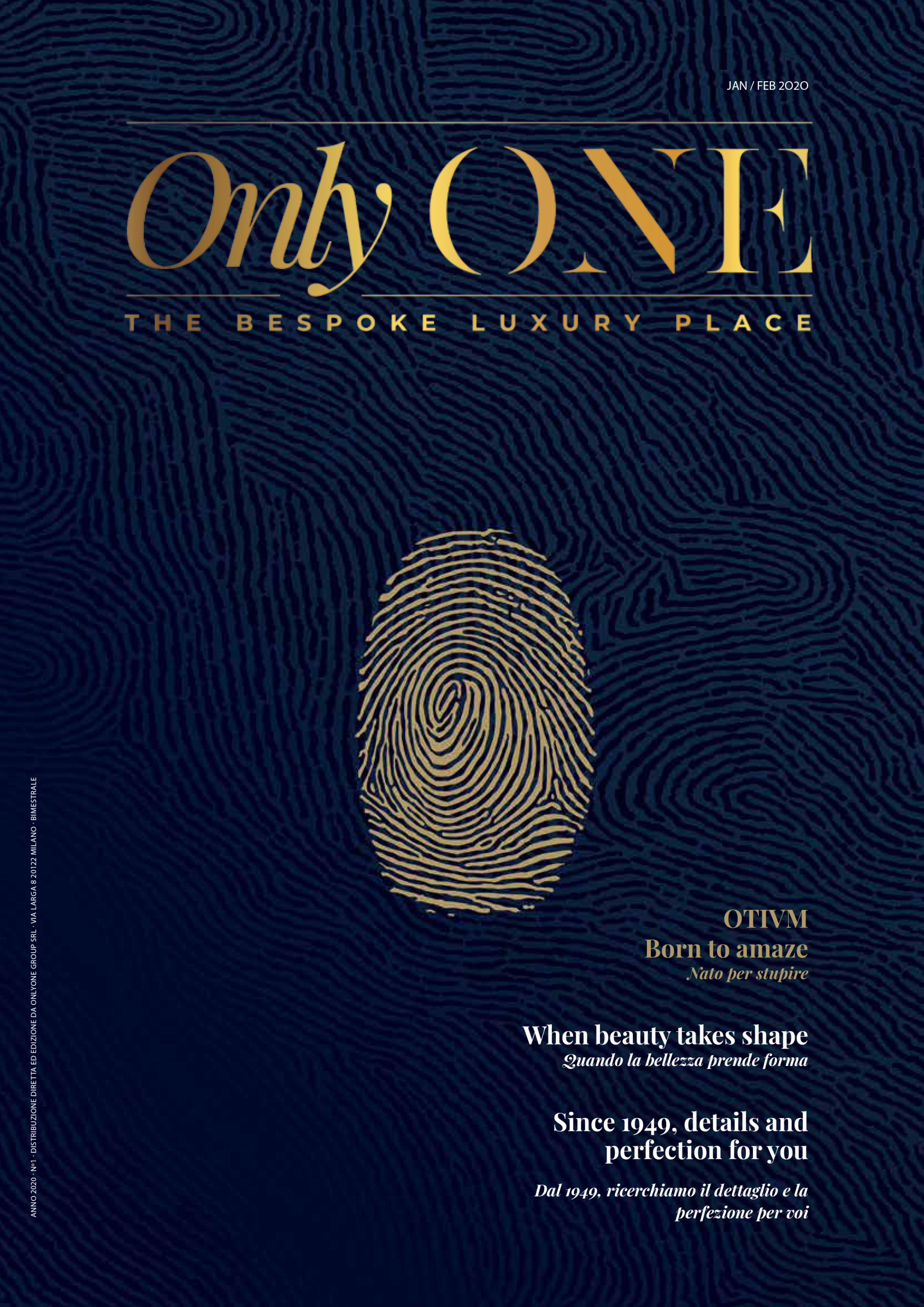 First edition of the OnlyOne magazine.