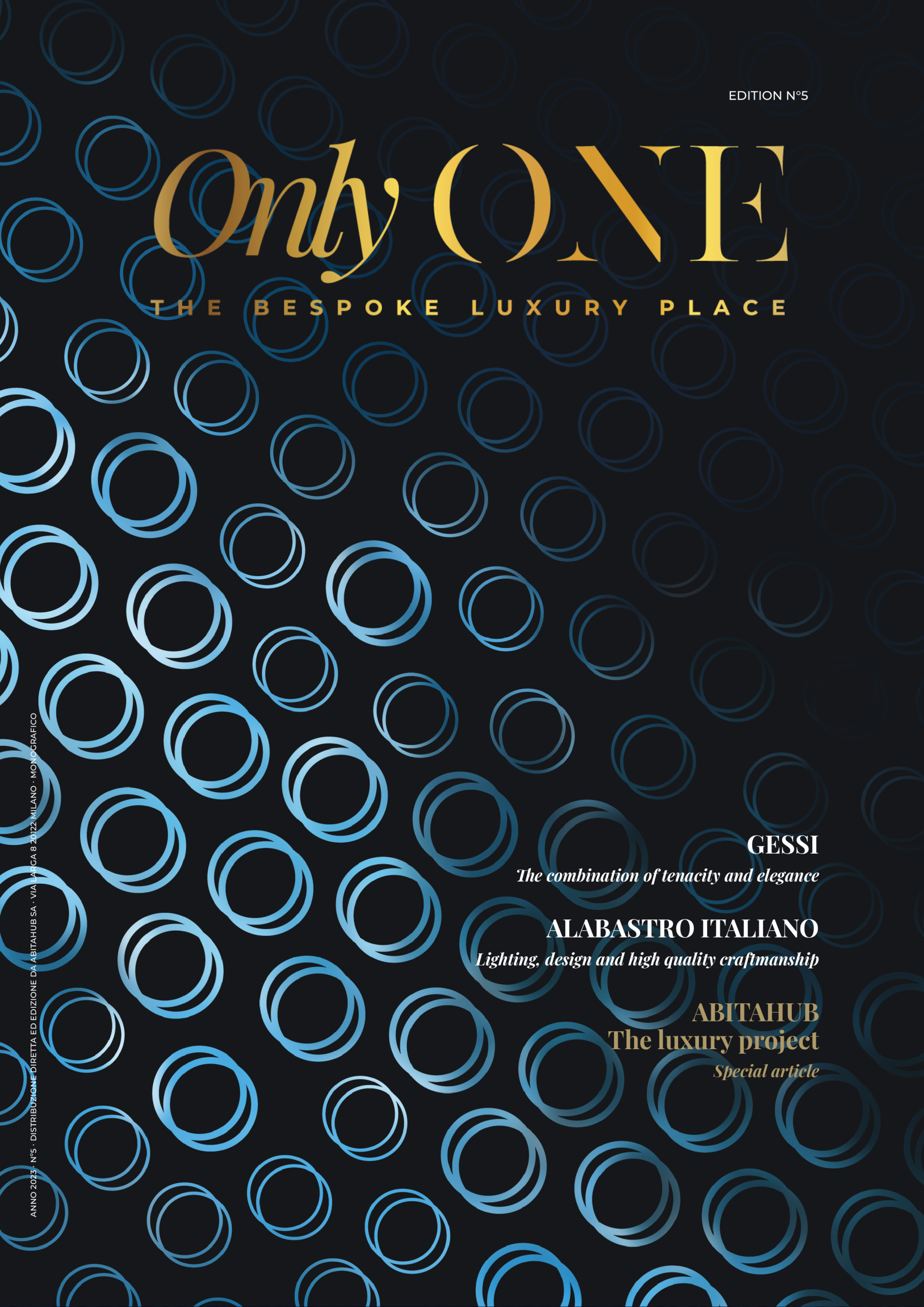 Fifth edition of the OnlyOne magazine.